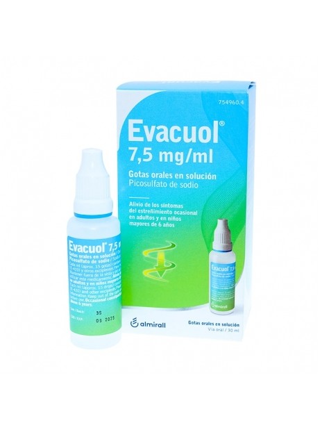 EVACUOL 7,5 mg/ml GOTAS...